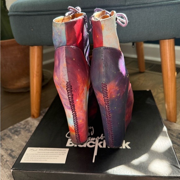 Jeffrey Campbell x Blackmilk Cosmic Damsel Platform Boots - Picture 8 of 12